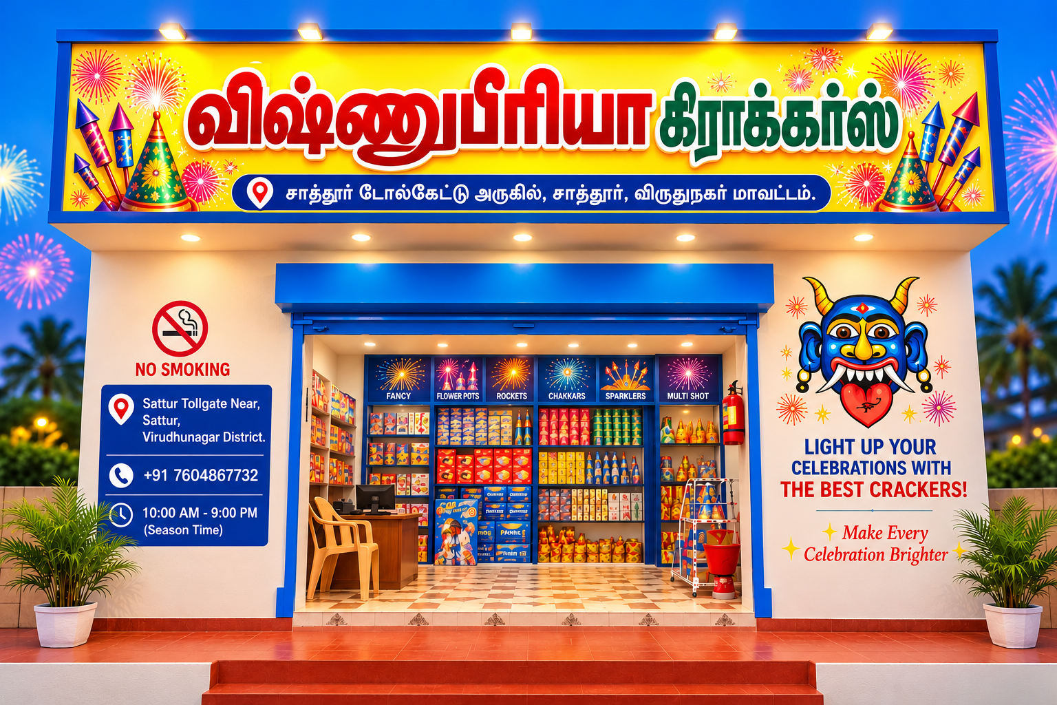 Vishnupriya Crackers store